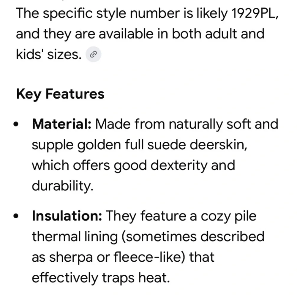 Kinko Kids DEERSKIN Suede Sheepskin Lined BRAND NEW UNISEX Mittens for Kids
